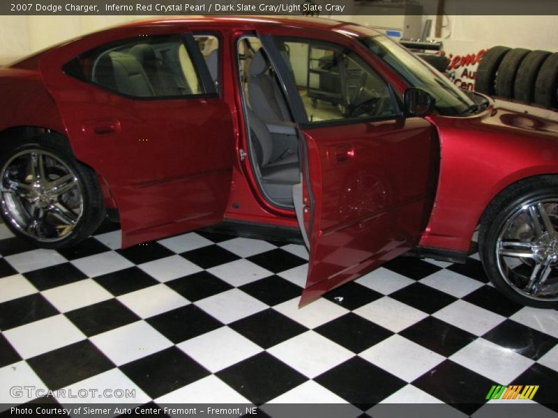 Inferno Red Crystal Pearl / Dark Slate Gray/Light Slate Gray 2007 Dodge Charger