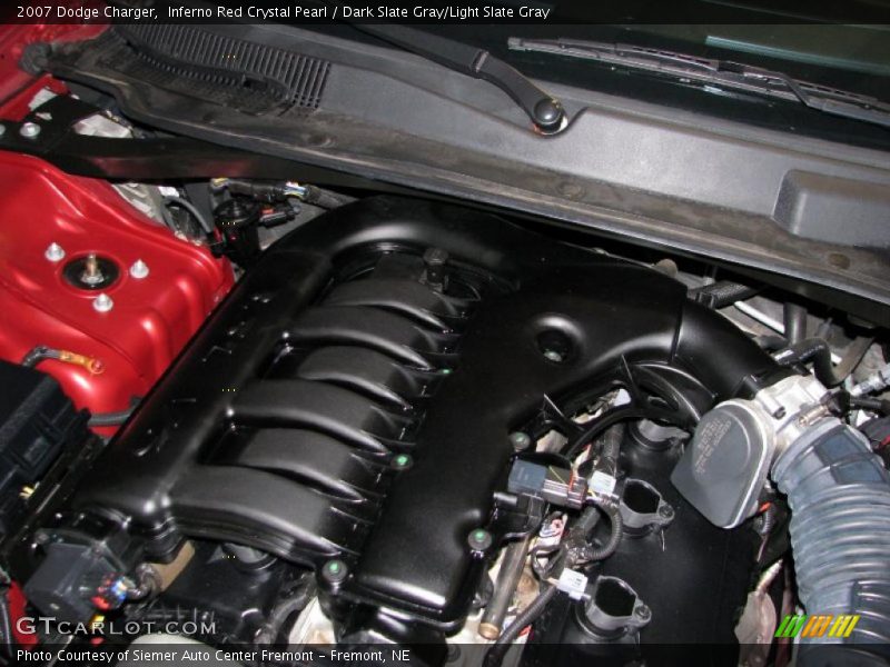 Inferno Red Crystal Pearl / Dark Slate Gray/Light Slate Gray 2007 Dodge Charger
