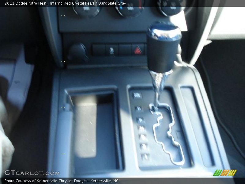 Inferno Red Crystal Pearl / Dark Slate Gray 2011 Dodge Nitro Heat