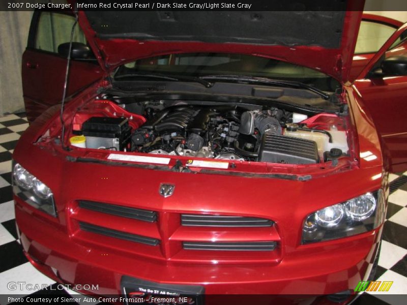 Inferno Red Crystal Pearl / Dark Slate Gray/Light Slate Gray 2007 Dodge Charger