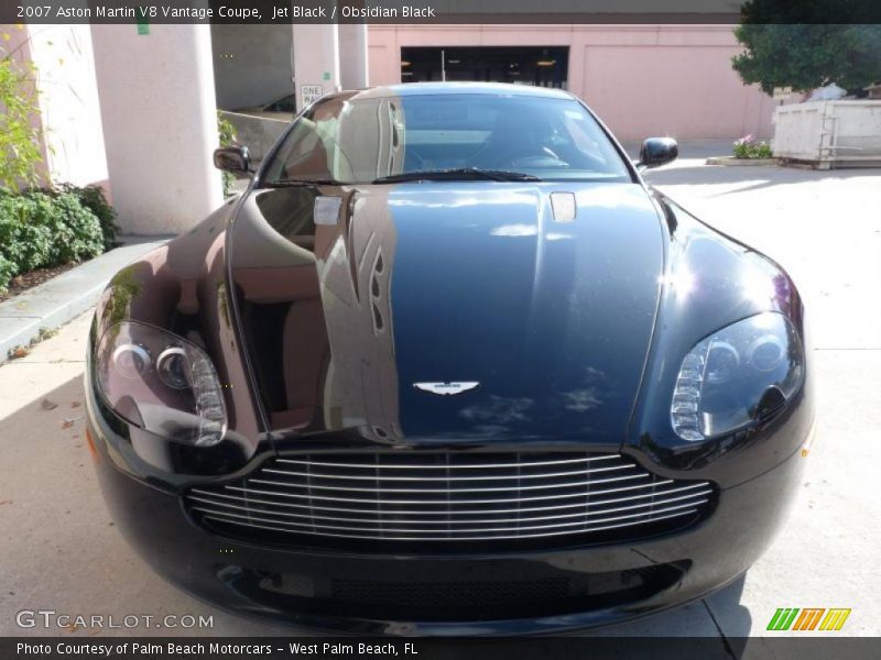 Jet Black / Obsidian Black 2007 Aston Martin V8 Vantage Coupe