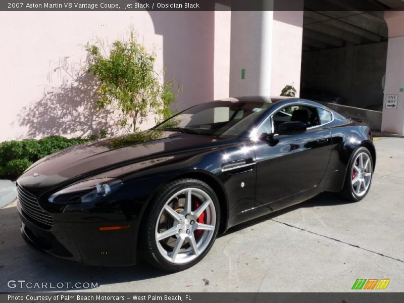 Jet Black / Obsidian Black 2007 Aston Martin V8 Vantage Coupe