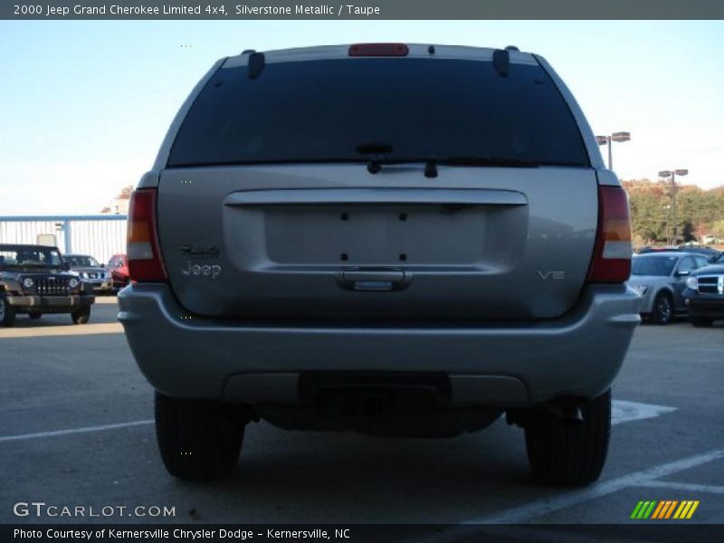 Silverstone Metallic / Taupe 2000 Jeep Grand Cherokee Limited 4x4