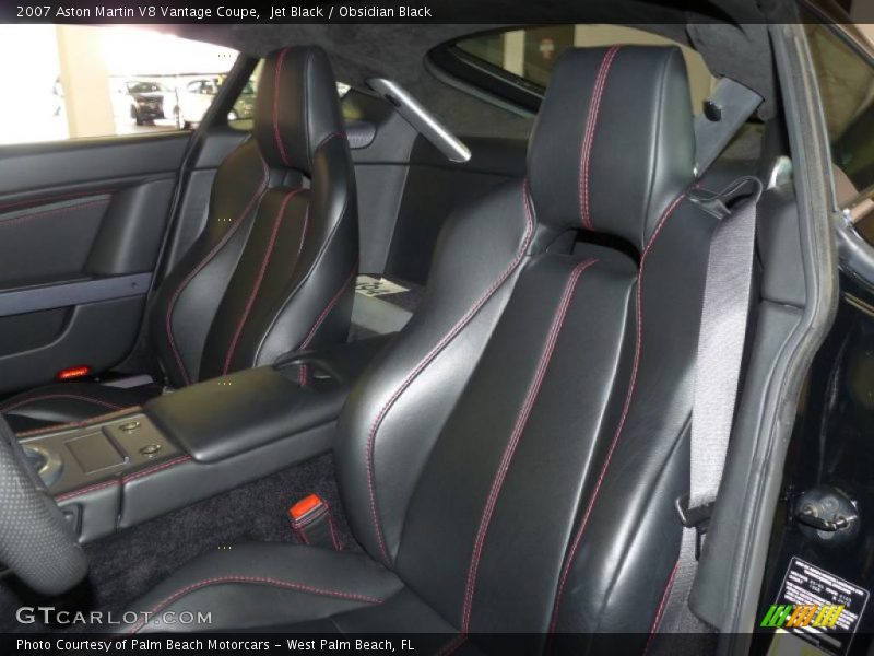  2007 V8 Vantage Coupe Obsidian Black Interior