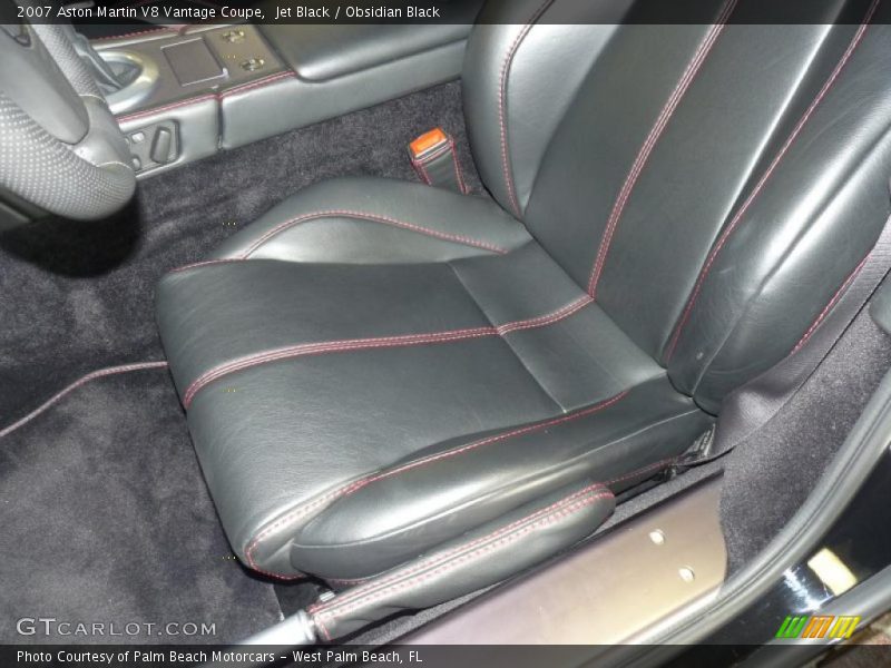Jet Black / Obsidian Black 2007 Aston Martin V8 Vantage Coupe