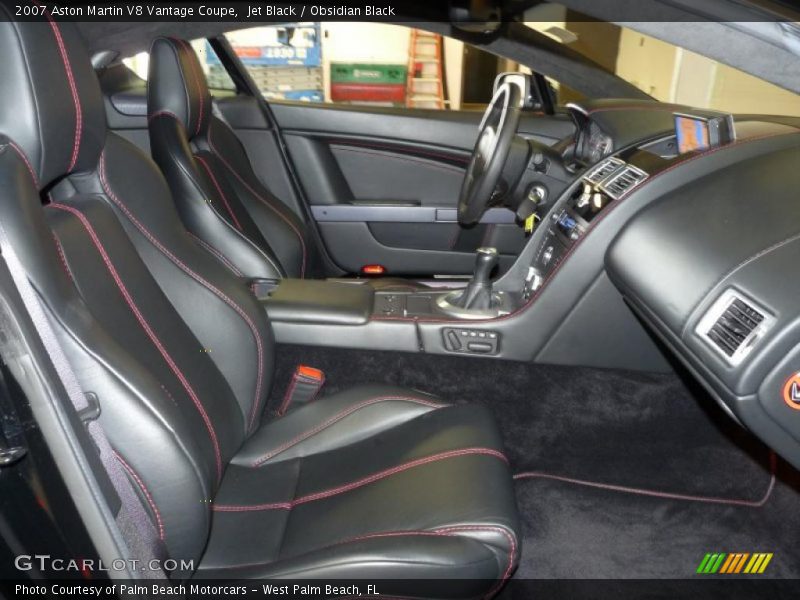  2007 V8 Vantage Coupe Obsidian Black Interior
