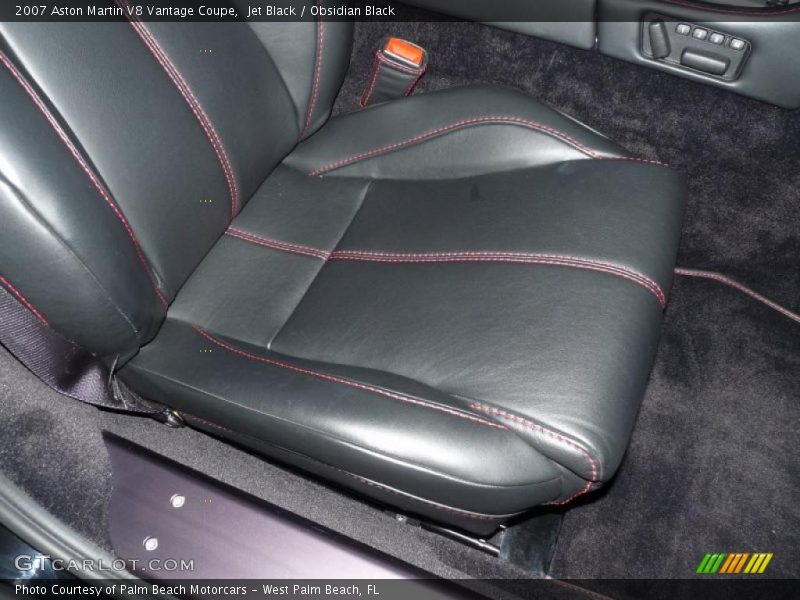  2007 V8 Vantage Coupe Obsidian Black Interior