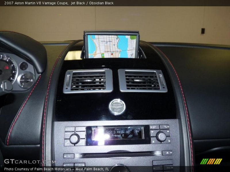 Navigation of 2007 V8 Vantage Coupe