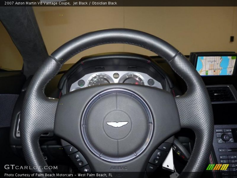 Jet Black / Obsidian Black 2007 Aston Martin V8 Vantage Coupe