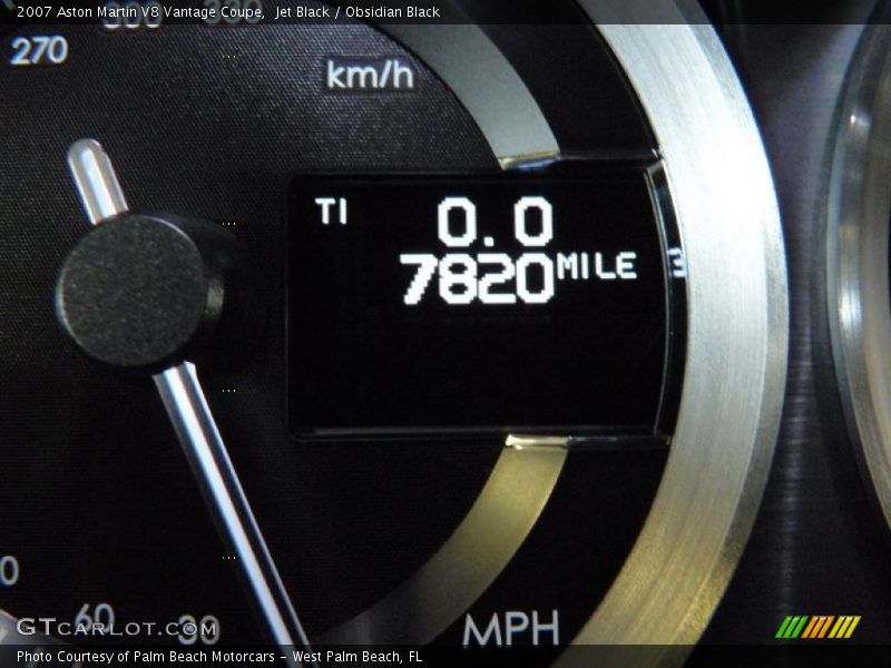 Jet Black / Obsidian Black 2007 Aston Martin V8 Vantage Coupe