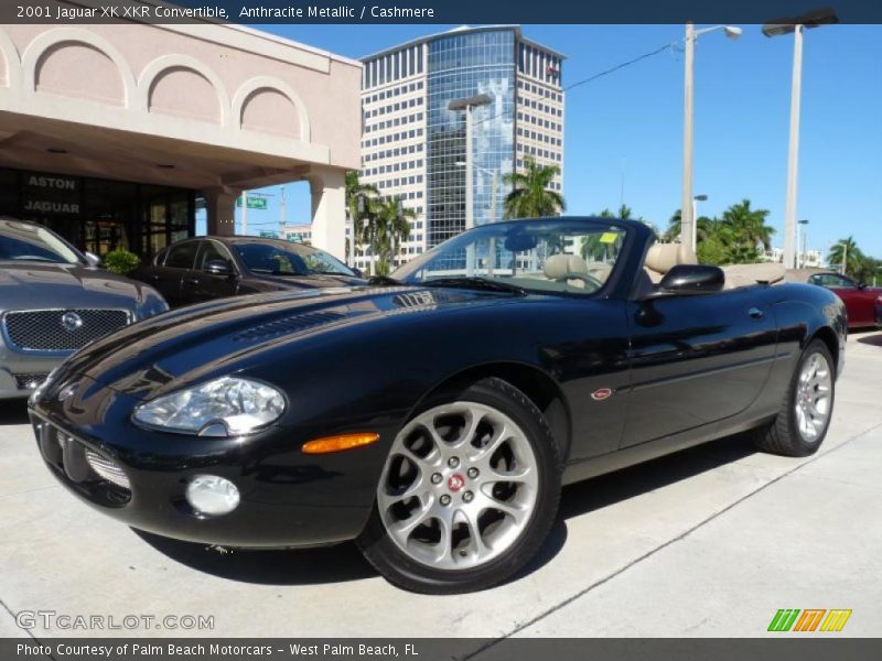 Front 3/4 View of 2001 XK XKR Convertible