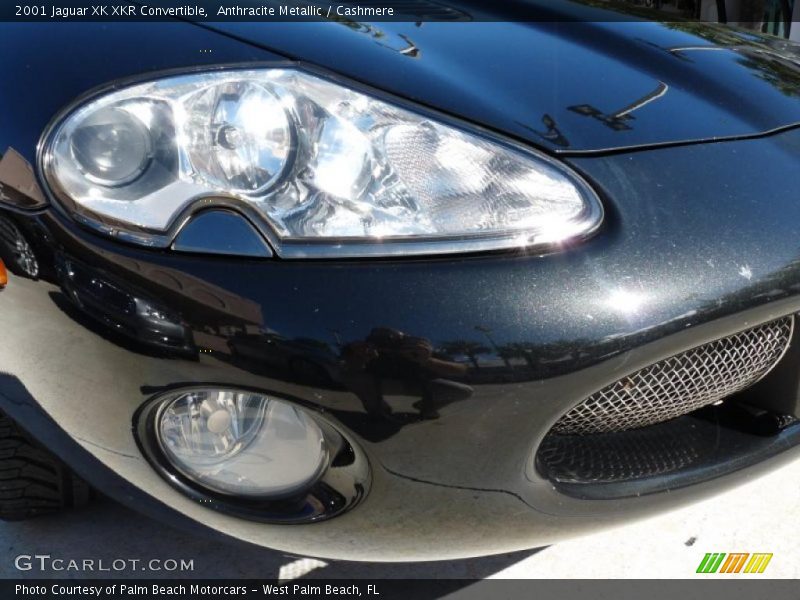 Anthracite Metallic / Cashmere 2001 Jaguar XK XKR Convertible
