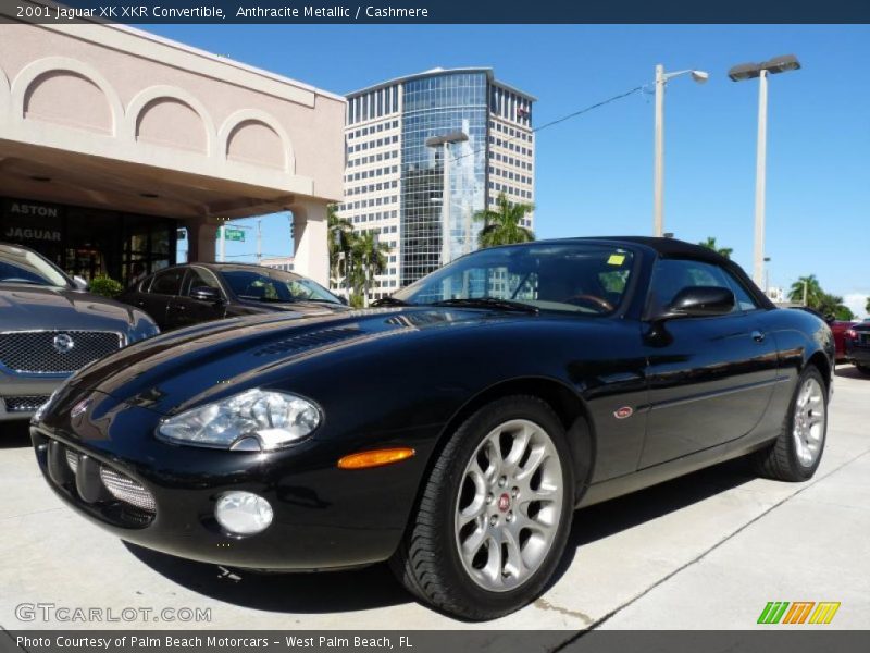 Anthracite Metallic / Cashmere 2001 Jaguar XK XKR Convertible