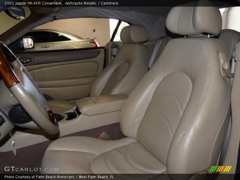 Anthracite Metallic / Cashmere 2001 Jaguar XK XKR Convertible