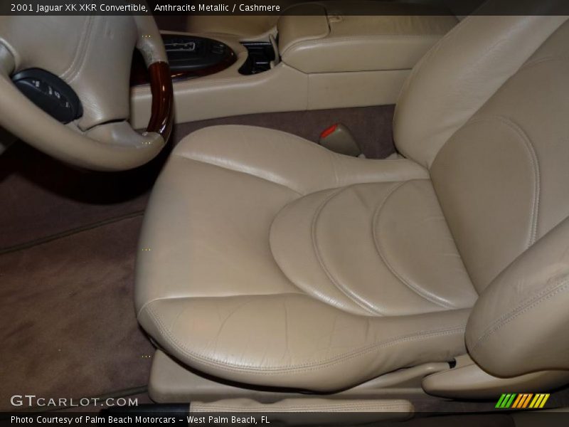 Anthracite Metallic / Cashmere 2001 Jaguar XK XKR Convertible