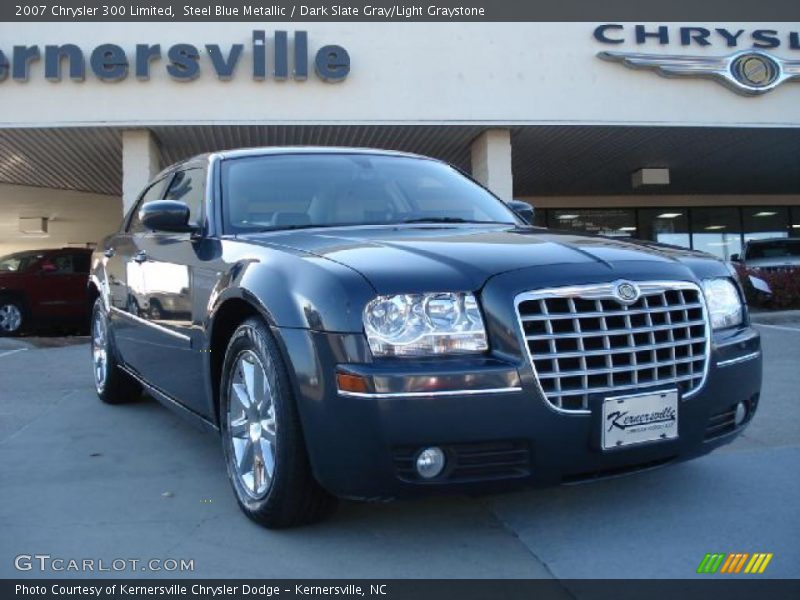 Steel Blue Metallic / Dark Slate Gray/Light Graystone 2007 Chrysler 300 Limited