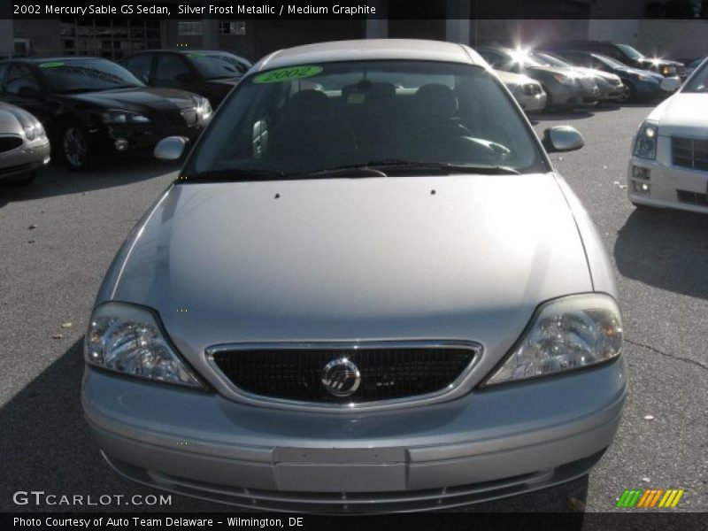 Silver Frost Metallic / Medium Graphite 2002 Mercury Sable GS Sedan