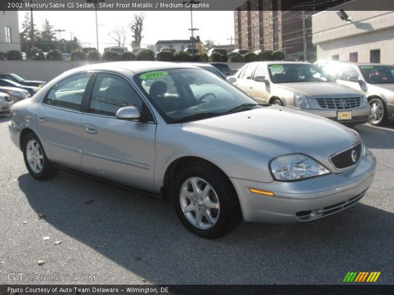 Silver Frost Metallic / Medium Graphite 2002 Mercury Sable GS Sedan