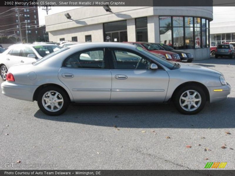 Silver Frost Metallic / Medium Graphite 2002 Mercury Sable GS Sedan