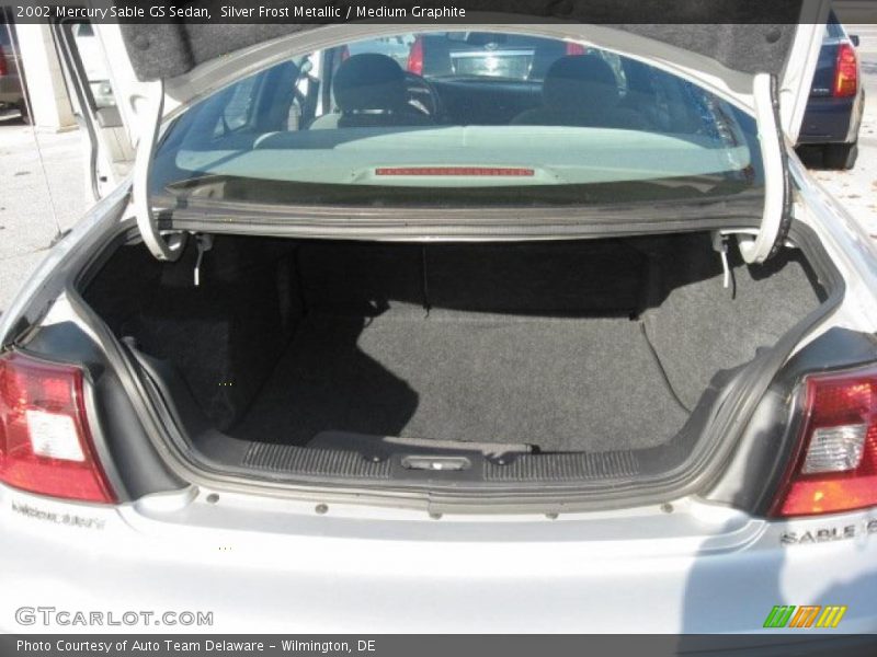 Silver Frost Metallic / Medium Graphite 2002 Mercury Sable GS Sedan