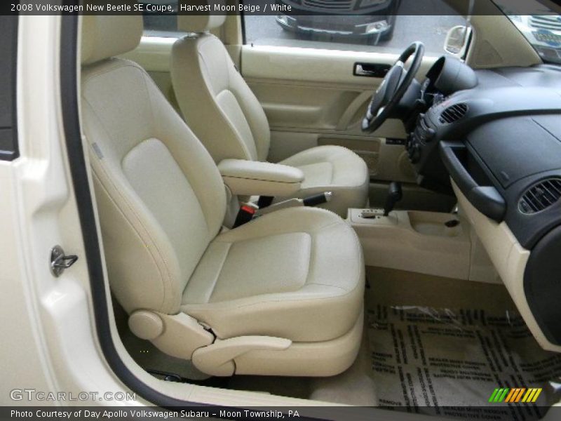  2008 New Beetle SE Coupe White Interior