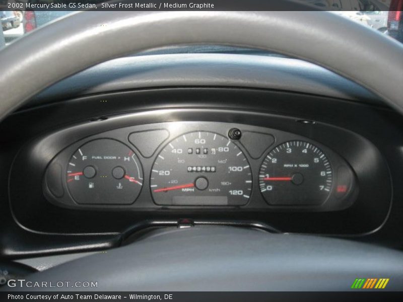 Silver Frost Metallic / Medium Graphite 2002 Mercury Sable GS Sedan