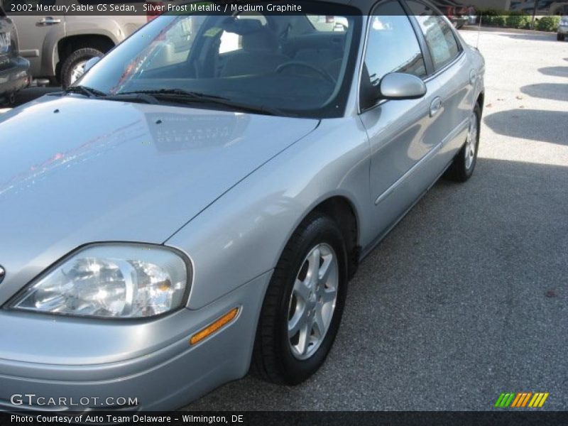 Silver Frost Metallic / Medium Graphite 2002 Mercury Sable GS Sedan