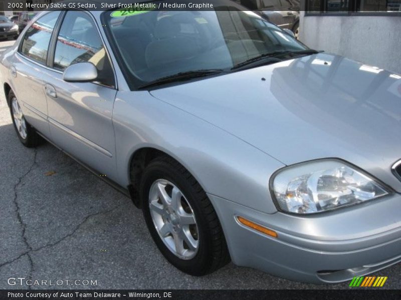 Silver Frost Metallic / Medium Graphite 2002 Mercury Sable GS Sedan