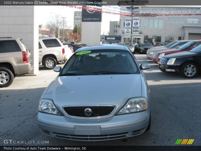 Silver Frost Metallic / Medium Graphite 2002 Mercury Sable GS Sedan