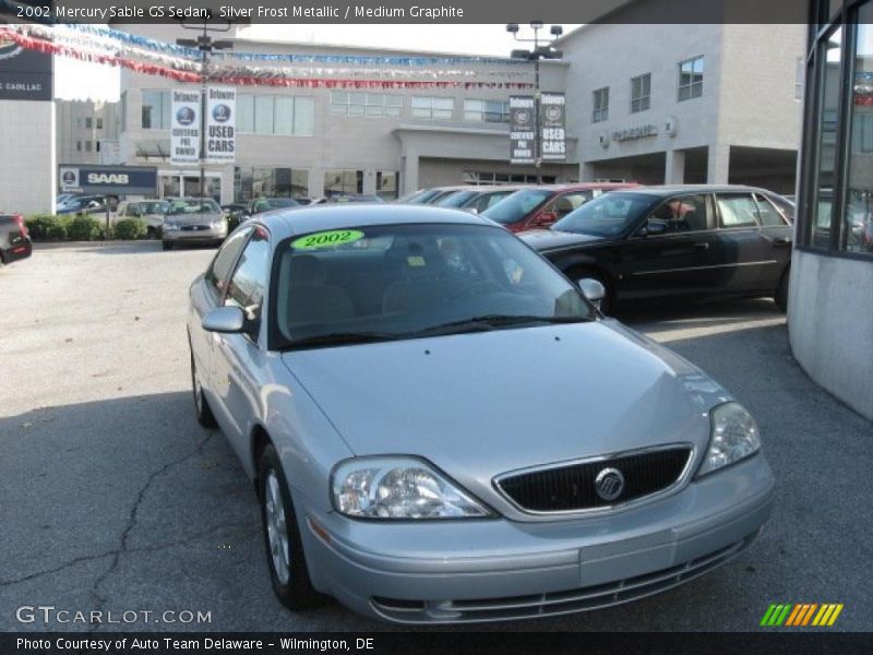 Silver Frost Metallic / Medium Graphite 2002 Mercury Sable GS Sedan