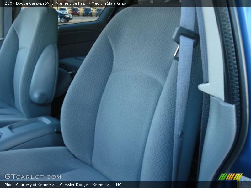 Marine Blue Pearl / Medium Slate Gray 2007 Dodge Caravan SXT