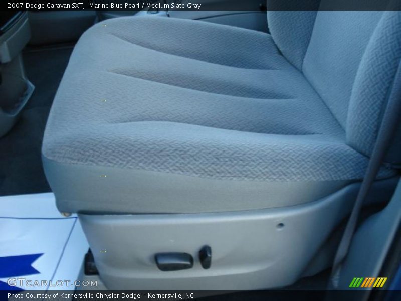 Marine Blue Pearl / Medium Slate Gray 2007 Dodge Caravan SXT