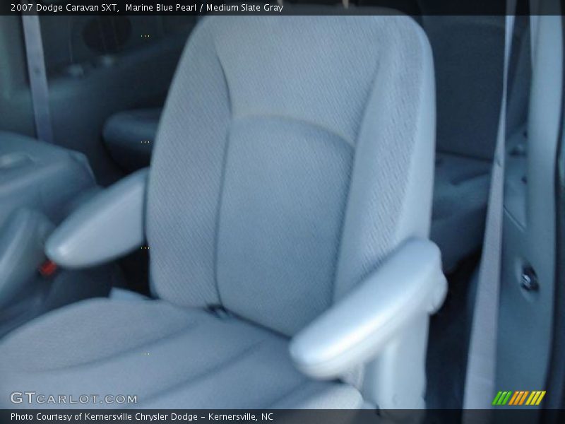 Marine Blue Pearl / Medium Slate Gray 2007 Dodge Caravan SXT