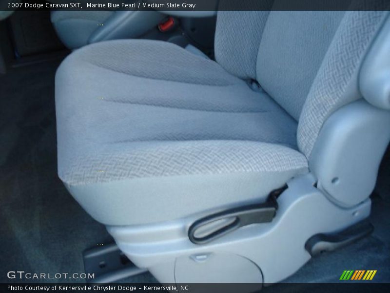 Marine Blue Pearl / Medium Slate Gray 2007 Dodge Caravan SXT