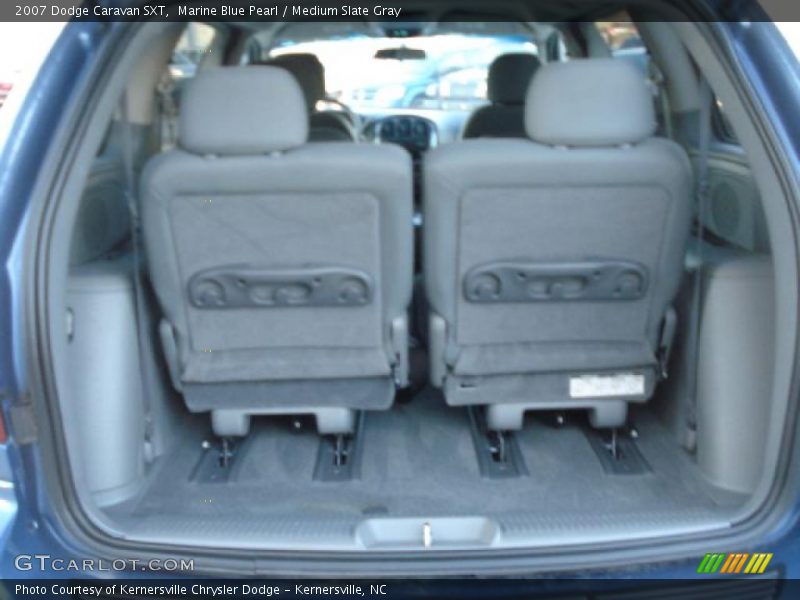 Marine Blue Pearl / Medium Slate Gray 2007 Dodge Caravan SXT