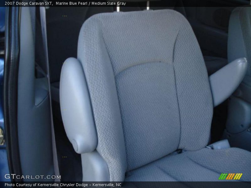 Marine Blue Pearl / Medium Slate Gray 2007 Dodge Caravan SXT