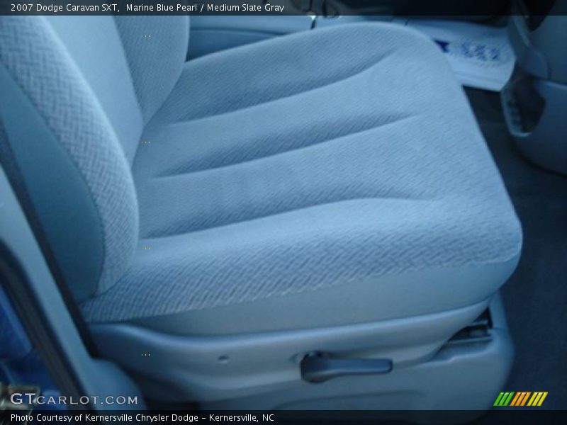 Marine Blue Pearl / Medium Slate Gray 2007 Dodge Caravan SXT