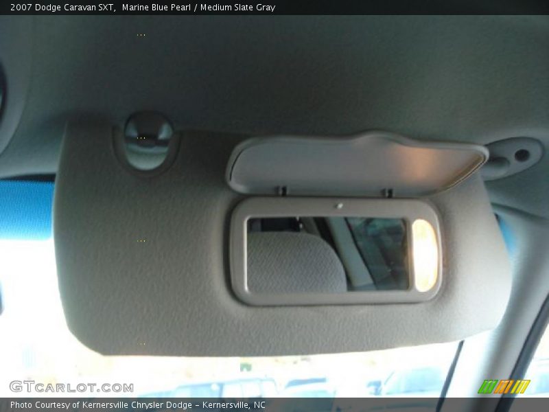 Marine Blue Pearl / Medium Slate Gray 2007 Dodge Caravan SXT