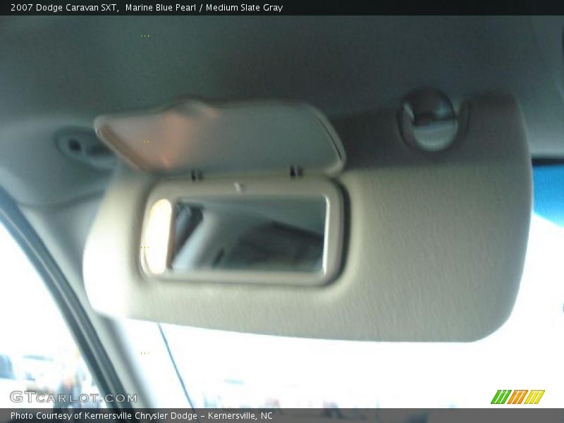 Marine Blue Pearl / Medium Slate Gray 2007 Dodge Caravan SXT