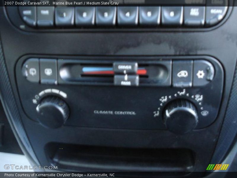 Marine Blue Pearl / Medium Slate Gray 2007 Dodge Caravan SXT