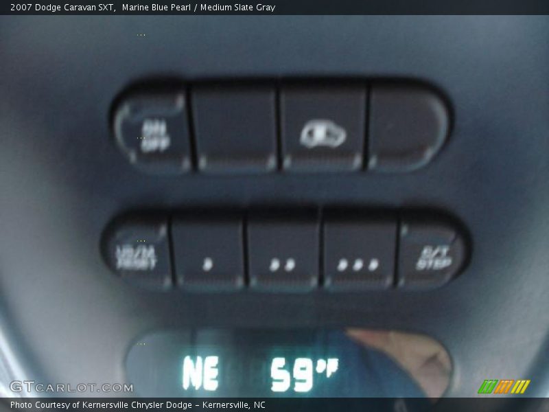 Marine Blue Pearl / Medium Slate Gray 2007 Dodge Caravan SXT