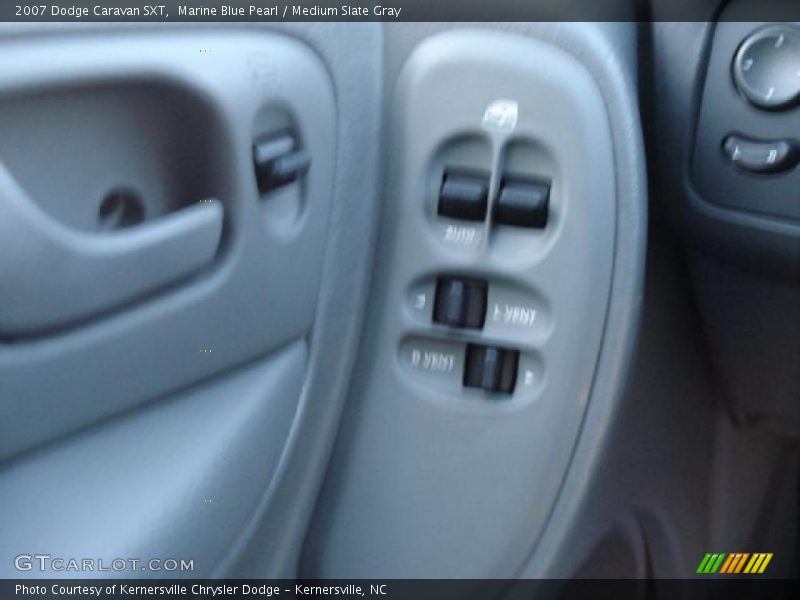 Marine Blue Pearl / Medium Slate Gray 2007 Dodge Caravan SXT