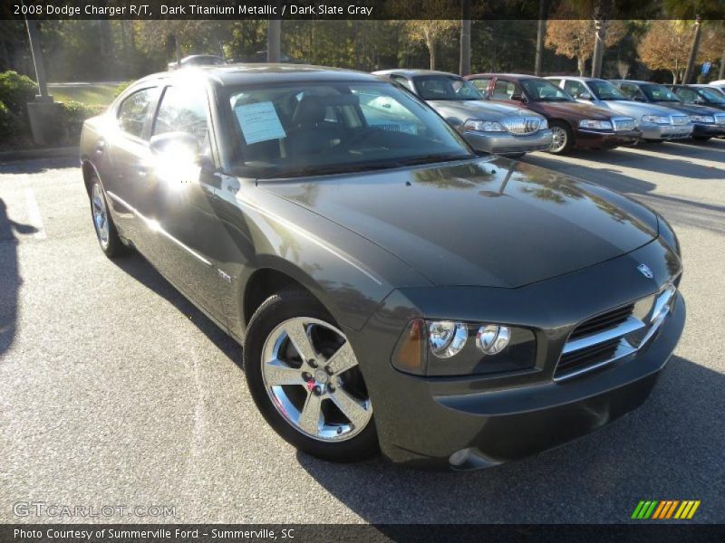 Dark Titanium Metallic / Dark Slate Gray 2008 Dodge Charger R/T