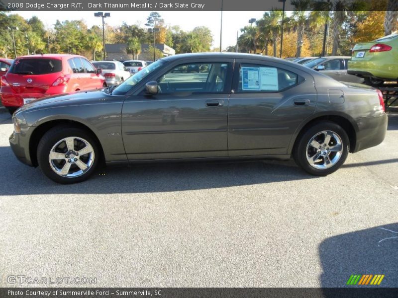 Dark Titanium Metallic / Dark Slate Gray 2008 Dodge Charger R/T