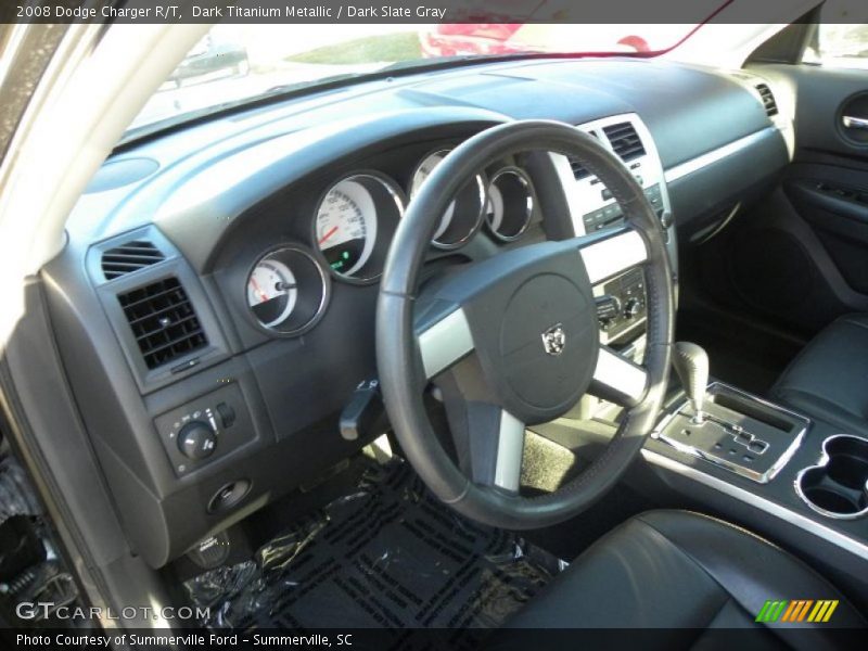 Dark Titanium Metallic / Dark Slate Gray 2008 Dodge Charger R/T