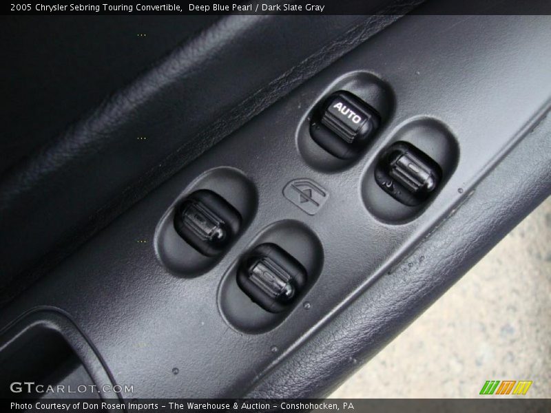 Deep Blue Pearl / Dark Slate Gray 2005 Chrysler Sebring Touring Convertible