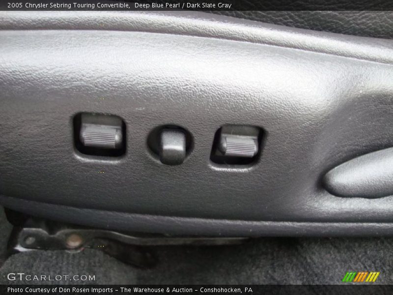 Deep Blue Pearl / Dark Slate Gray 2005 Chrysler Sebring Touring Convertible