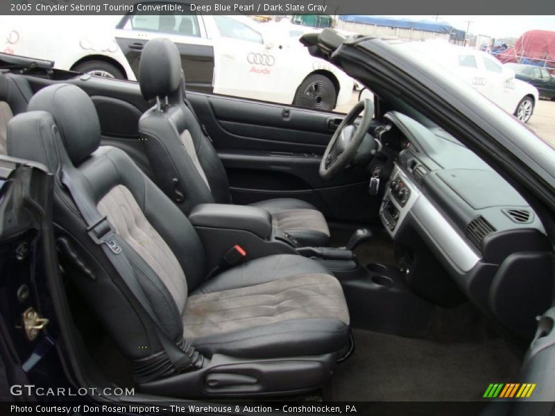 Deep Blue Pearl / Dark Slate Gray 2005 Chrysler Sebring Touring Convertible