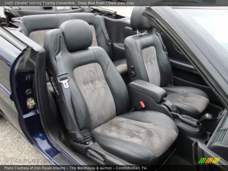 Deep Blue Pearl / Dark Slate Gray 2005 Chrysler Sebring Touring Convertible