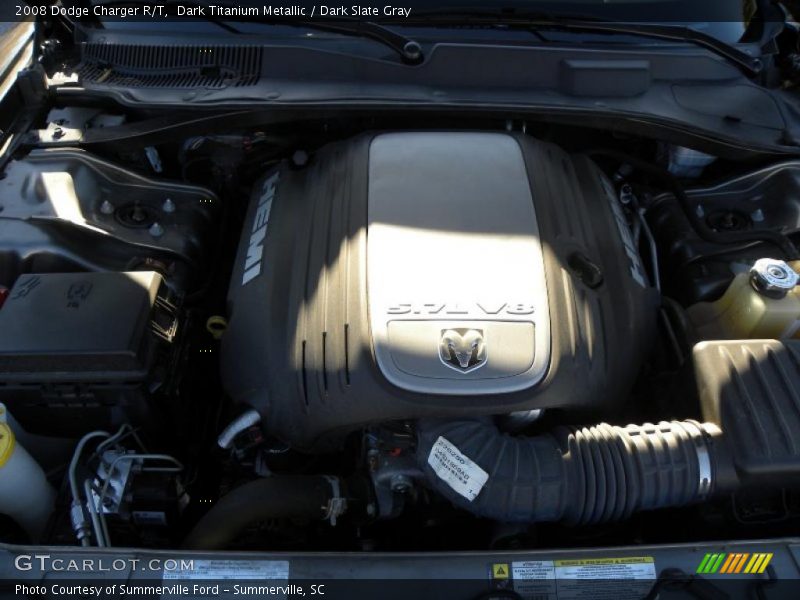 Dark Titanium Metallic / Dark Slate Gray 2008 Dodge Charger R/T